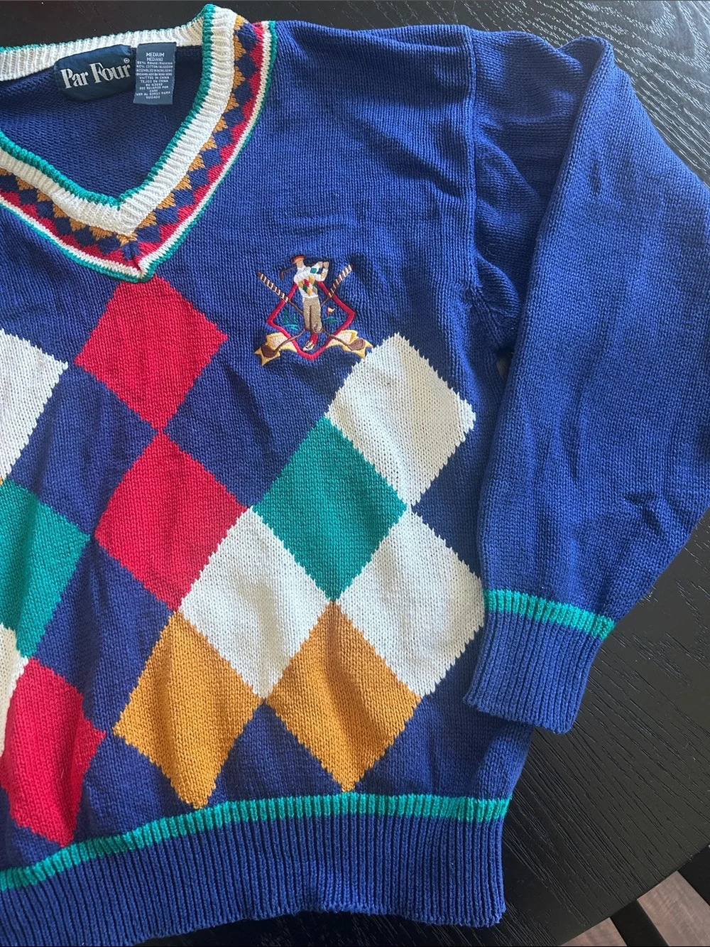 Vintage Golfer Knit Sweater